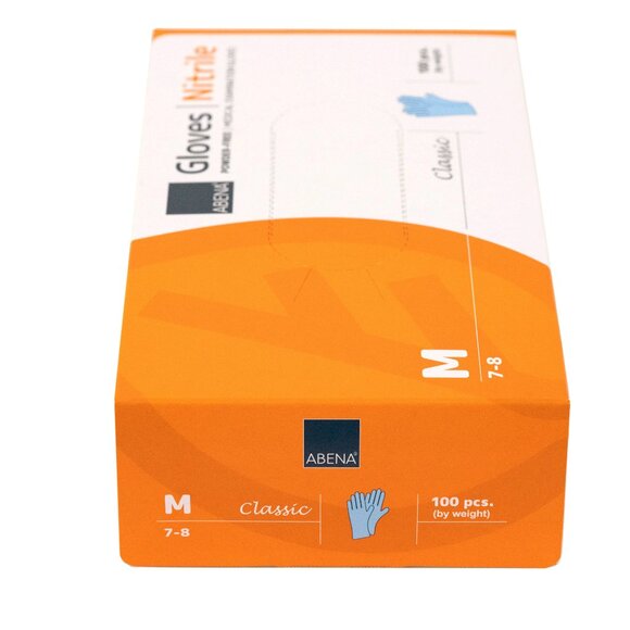 Abena Classic Nitrile Gloves Size M Case (Powder&Latex Free) - Picture 7 of 9